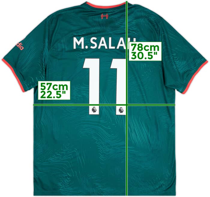 2022-23 Liverpool Third Shirt M.Salah #11 - 8/10 - (XL)