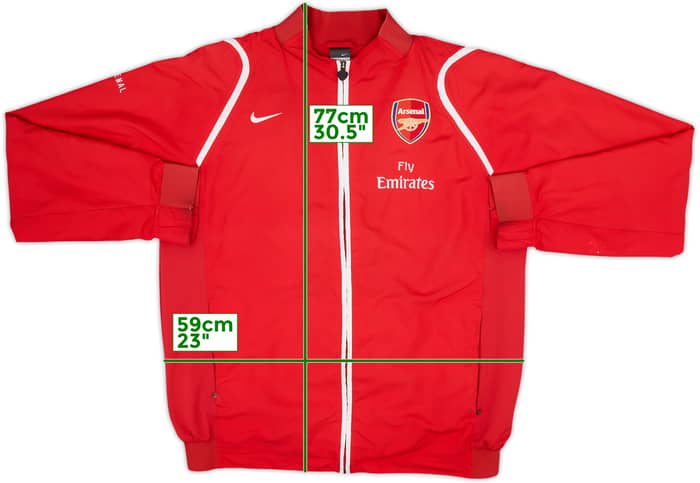 2006-07 Arsenal Nike Track Jacket - 8/10 - (XL)