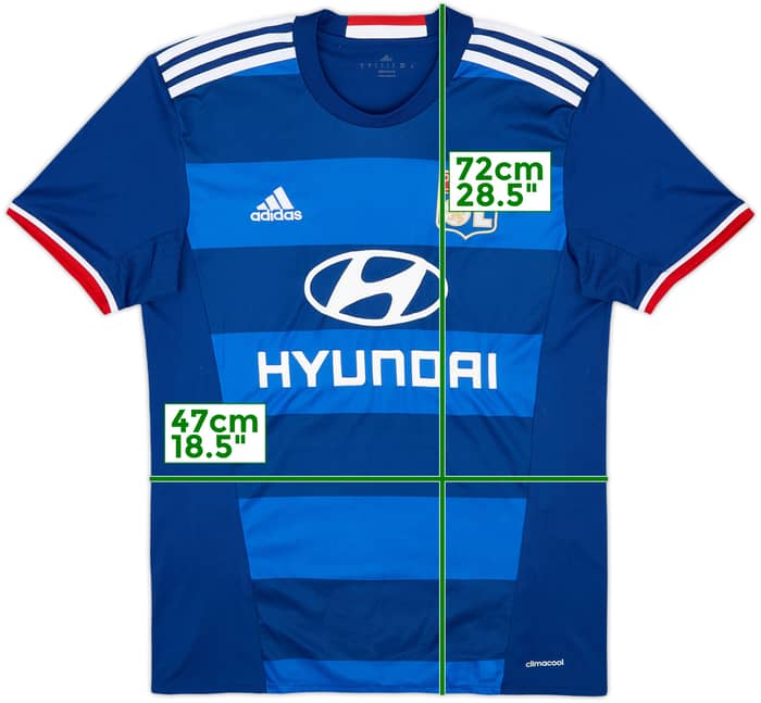 2016-17 Lyon Away Shirt Matthieu #19 - 4/10 - (S)