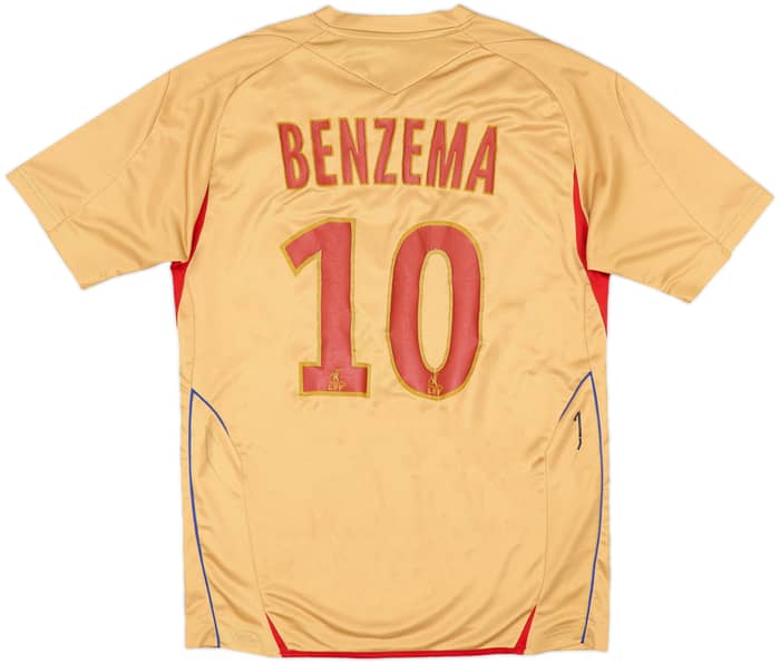 2007-08 Lyon Away Shirt Benzema #10 - 4/10 - (S)