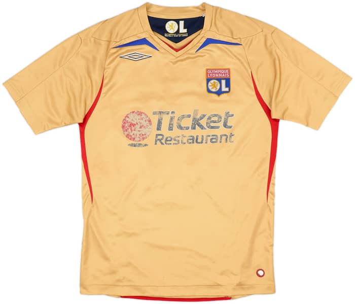 2007-08 Lyon Away Shirt Benzema #10 - 4/10 - (S)