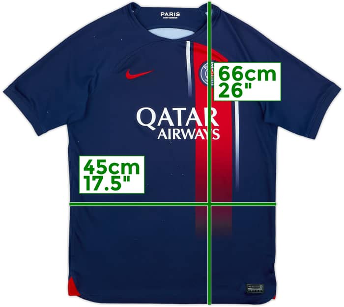 2023-24 Paris Saint-Germain Home Shirt - 6/10 - (15-16 Years)