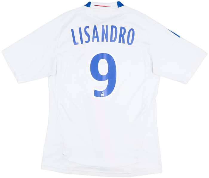 2010-11 Lyon Home Shirt Lisandro #9 - 5/10 - (S)