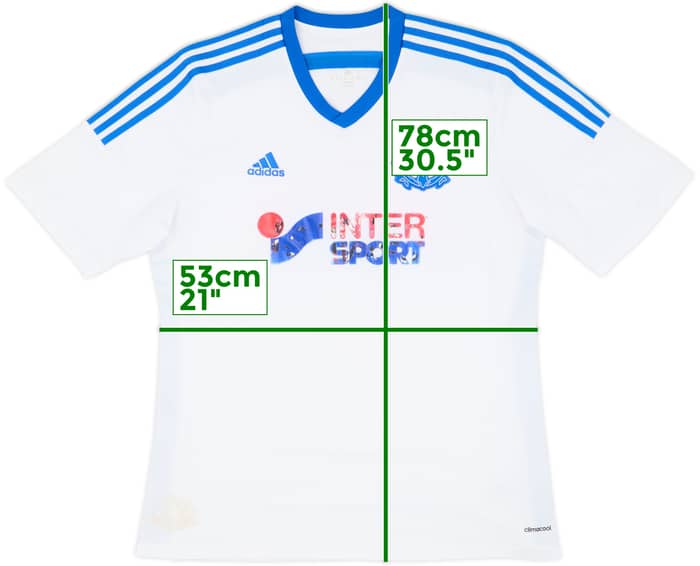 2014-15 Olympique Marseille Home Shirt - 5/10 - (XL)