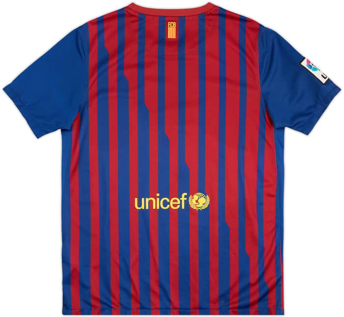 2011-12 Barcelona Home Shirt - 8/10 - (15-16 Years)