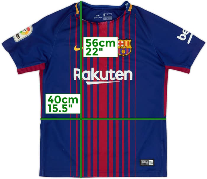 2017-18 Barcelona Home Shirt - 5/10 - (L.Boys)