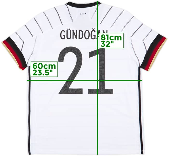 2020-21 Germany Home Shirt Gundogan #21 (XL)