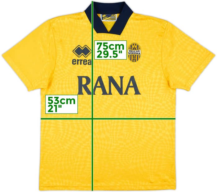1995-96 Hellas Verona Errea Training Shirt - 9/10 - (M)
