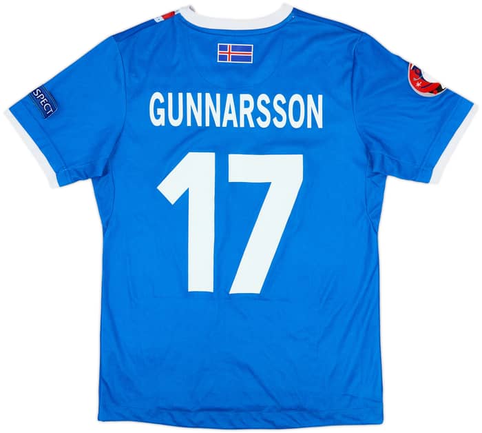 2016-18 Iceland Home Shirt Gunnarsson #17 - 6/10 - (M)