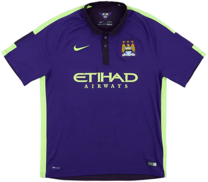 2014-15 Manchester City Third Shirt Silva #21 - 7/10 - (XL)