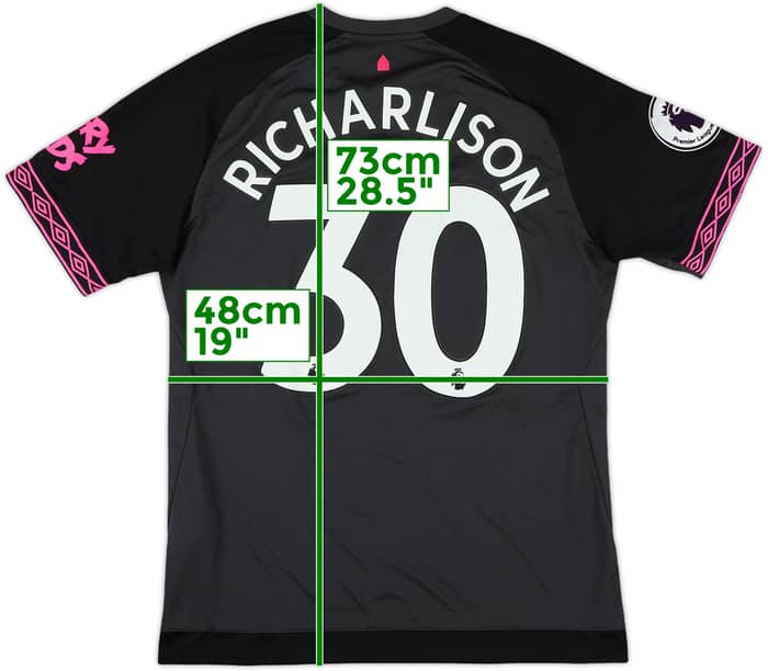 2018-19 Everton Away Shirt Richarlison #30 - 7/10 - (M)