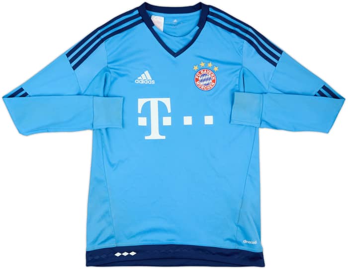 2015-16 Bayern Munich GK Shirt - 5/10 - (XL.Boys)