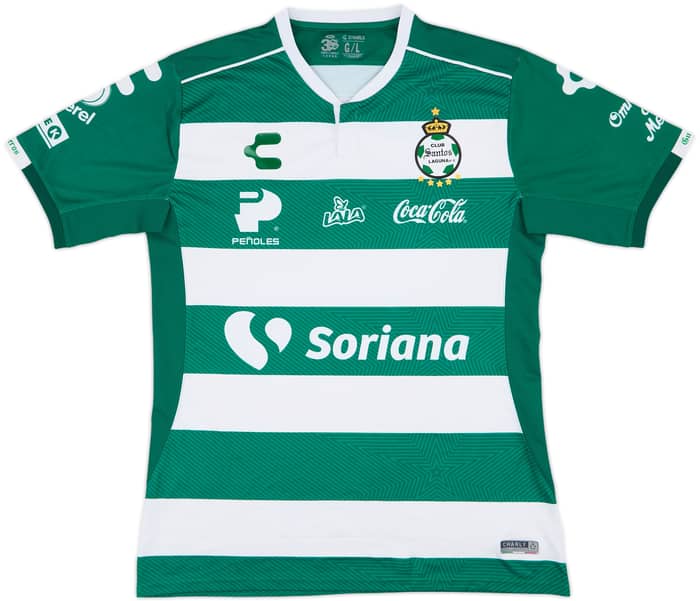 2018-19 Santos Laguna Home Shirt - 9/10 - (L)