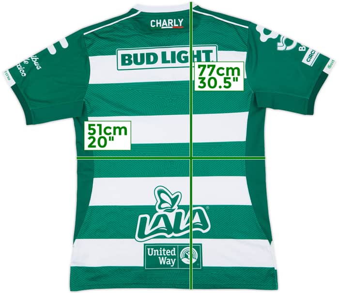 2018-19 Santos Laguna Home Shirt - 9/10 - (L)
