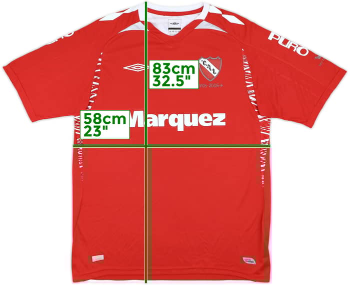 2007-09 Independiente Home Shirt - 9/10 - (L)