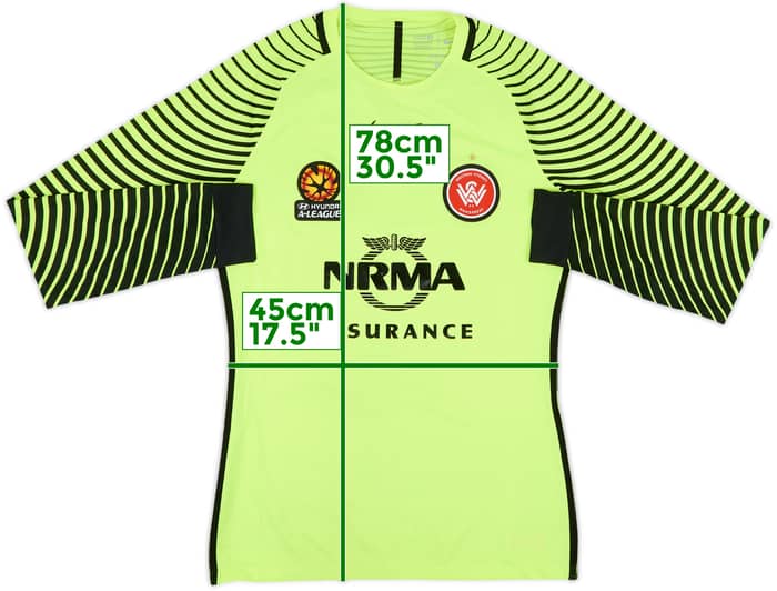 2016-17 Western Sydney Wanderers GK Shirt - 6/10 - (M)