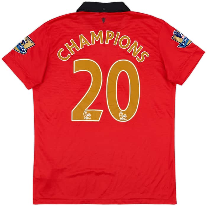 2014-15 Manchester United Home Shirt Champions #20 - 8/10 - (L)