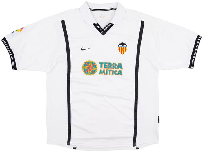 2000-01 Valencia Home Shirt Aimar #22 - 8/10 - (XL)