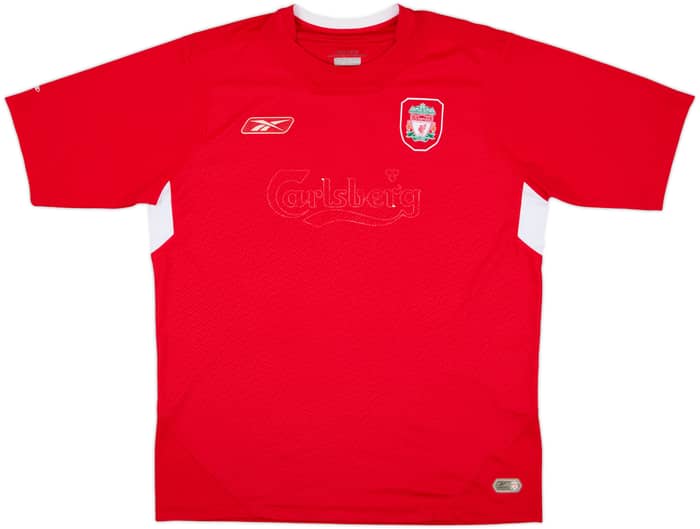 2004-06 Liverpool Home Shirt - 4/10 - (L)