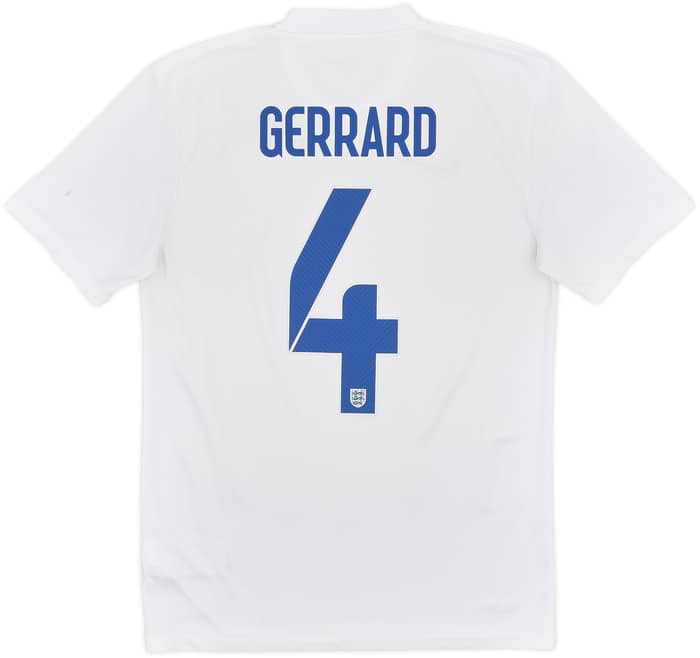 2014-15 England Home Shirt Gerrard #4 - 6/10 - (S)