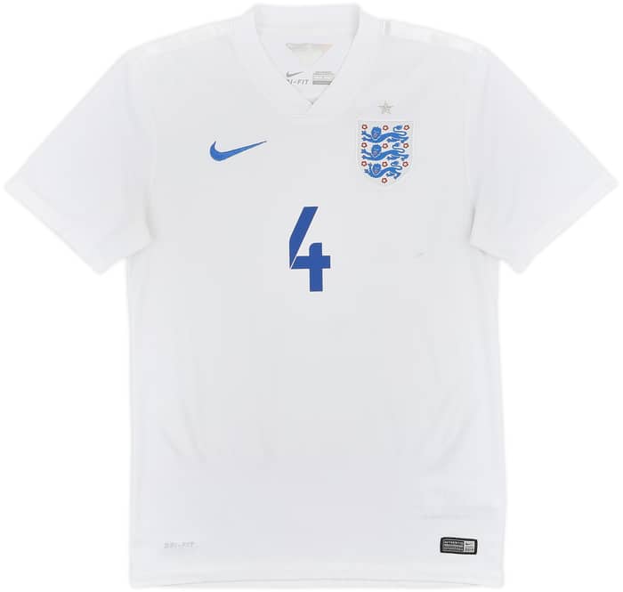 2014-15 England Home Shirt Gerrard #4 - 6/10 - (S)