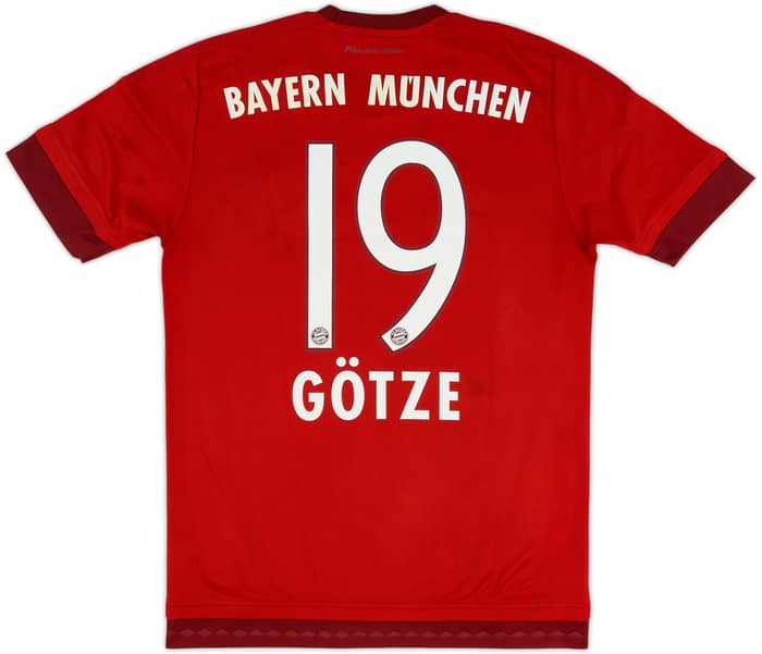 2015-16 Bayern Munich Home Shirt Gotze #19 - 5/10 - (S)