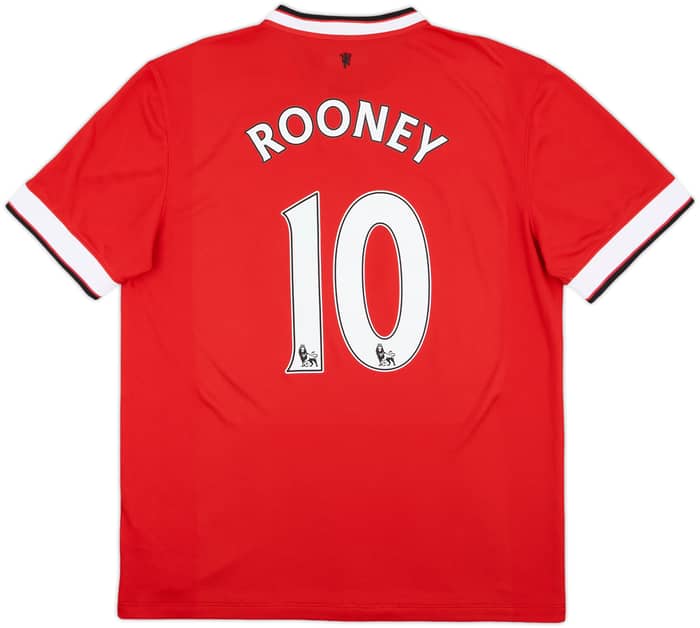 2014-15 Manchester United Home Shirt Rooney #10 - 6/10 - (L)