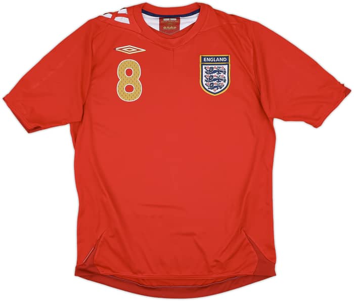 2006-08 England Away Shirt Lampard #8 - 5/10 - (M)