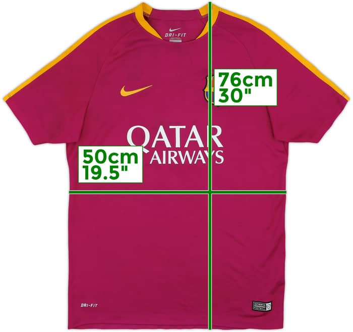2016-17 Barcelona Nike Training Shirt - 8/10 - (L)