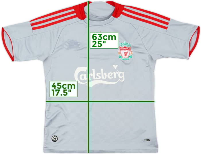 2008-09 Liverpool Away Shirt - 4/10 - (L.Boys)
