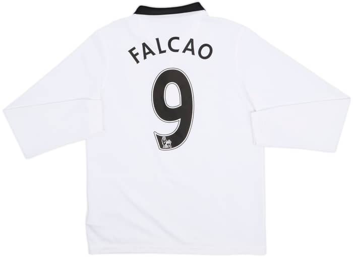 2014-15 Manchester United Away L/S Shirt Falcao #9 - 9/10 - (XL.Boys)