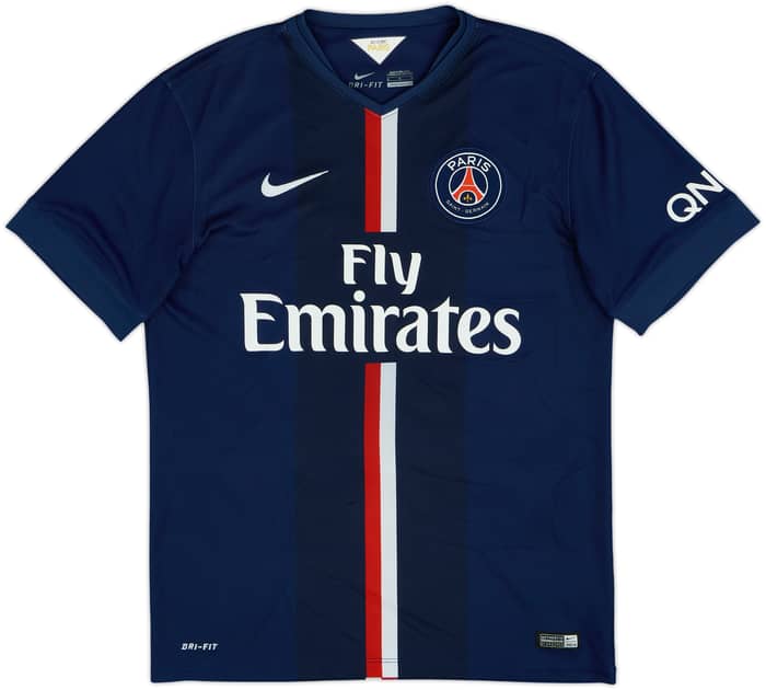 2014-15 Paris Saint-Germain Home Shirt Ibrahimovic #10 - 8/10 - (M)