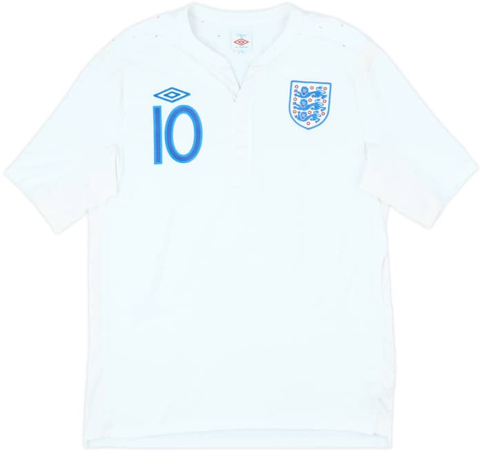 2010-11 England Home Shirt Rooney #10 - 8/10 - (L)