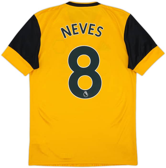 2020-21 Wolves Home Shirt Neves #8 - 8/10 - (S)