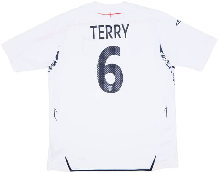 2007-09 England Home Shirt Terry #6 - 6/10 - (XL)