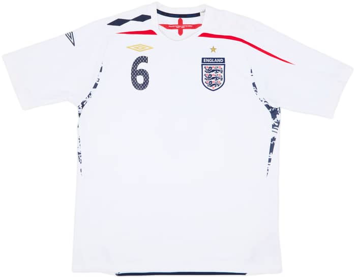 2007-09 England Home Shirt Terry #6 - 6/10 - (XL)
