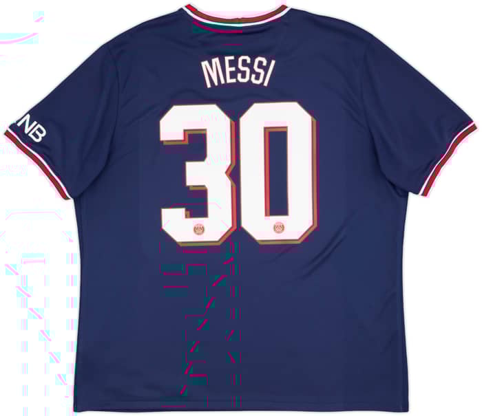 2021-22 Paris Saint-Germain Home Shirt Messi #30 - 9/10 - (XXL)