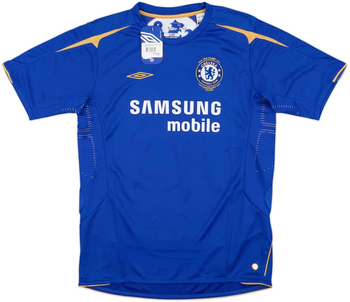 2005-06 Chelsea Centenary Home Shirt Drogba #15 (XL.Boys)