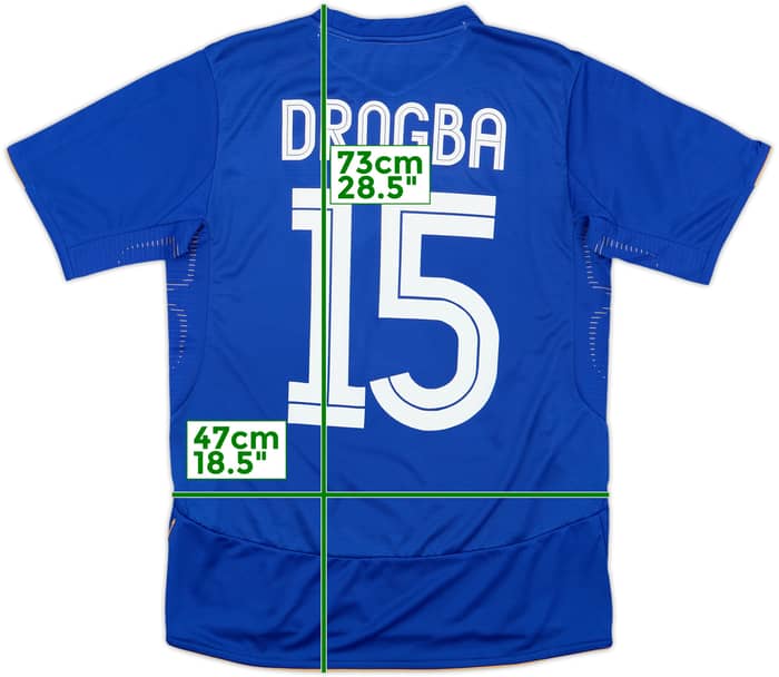2005-06 Chelsea Centenary Home Shirt Drogba #15 (XL.Boys)