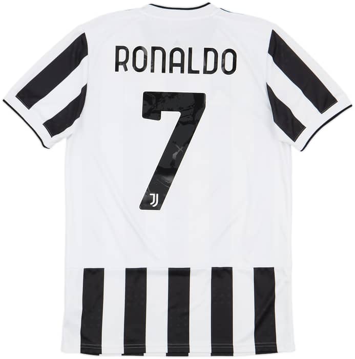2021-22 Juventus Home Shirt Ronaldo #7 - 6/10 - (M)