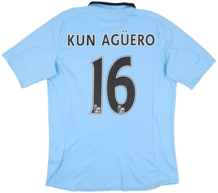 2012-13 Manchester City Home Shirt Kun Aguero #16 - 8/10 - (M)