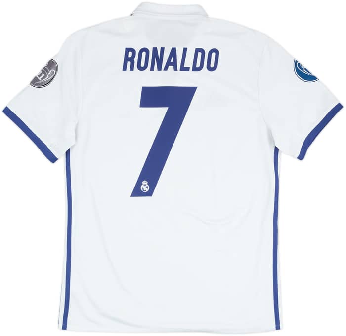 2016-17 Real Madrid Home Shirt Ronaldo #7 - 8/10 - (M)