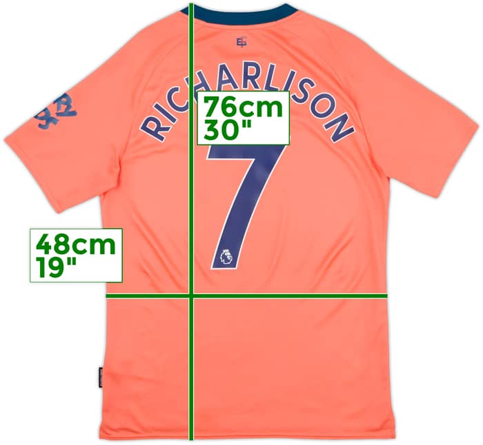 2019-20 Everton Away Shirt Richarlison #7 - 8/10 - (M)