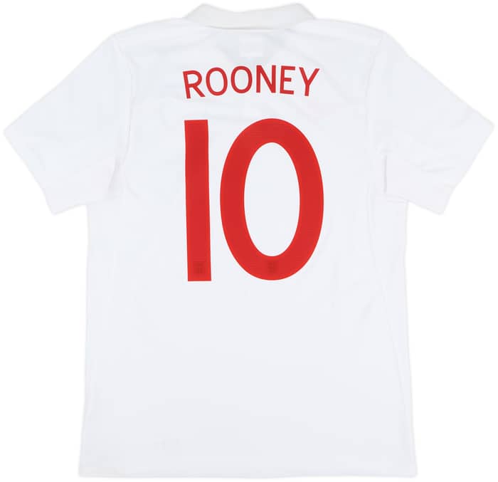 2009-10 England 'South Africa' Home Shirt Rooney #10 - 9/10 - (M)