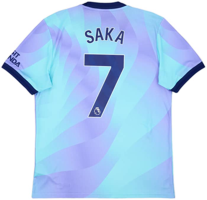 2024-25 Arsenal Authentic Third Shirt Saka #7 - 8/10 - (L)