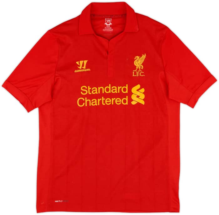 2012-13 Liverpool Home Shirt Gerrard #8 - 8/10 - (XL.Boys)