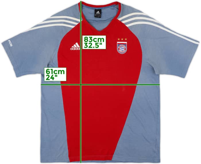 2005-06 Bayern Munich adidas Cotton Tee - 8/10 - (XL)