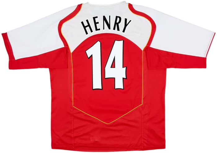 2004-05 Arsenal Home Shirt Henry #14 - 8/10 - (XL)