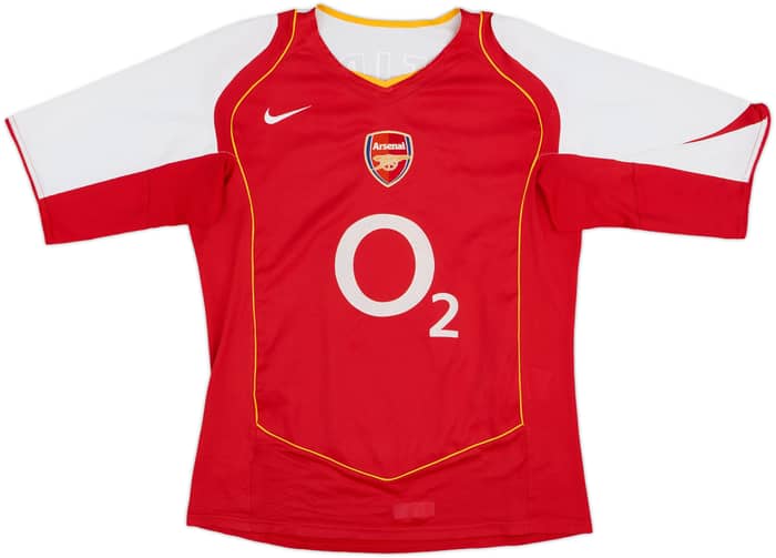 2004-05 Arsenal Home Shirt Vieira #4 - 8/10 - (M)