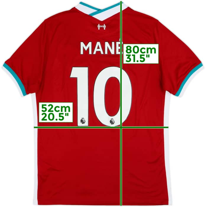 2020-21 Liverpool Home Shirt Mane #10 - 8/10 - (L)